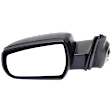 Driver and Passenger Side Mirrors, Power Adjust, Non-Folding, Non-Heated, Textured Black, No Signal Light, No Memory, No Puddle Light, No Auto-Dimming, No Blind Spot Feature