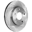 Front Brake Disc, Natural Finish, Plain Surface, Vented, 5 Lugs, 261.87 mm