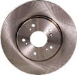 Front Brake Disc, Natural Finish, Plain Surface, Vented, 5 Lugs, 295.91 mm