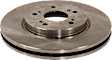 Front Brake Disc, Natural Finish, Plain Surface, Vented, 5 Lugs, 295.91 mm