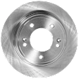 Rear Brake Disc, Plain Surface, Solid, 5 Lugs, 261.87 mm