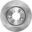 Front Brake Discs, Plain Surface, Vented, 5 Lugs, 11.02 in.