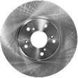 Front Brake Discs, Plain Surface, Vented, 5 Lugs, 11.81 in. Disc Diameter, Standard Front Caliper