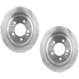 Rear Brake Disc, Plain Surface, Solid, 5 Lugs, 284 mm, For Models With Electronic Parking Brake, Pro-Line Series