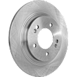 Rear Brake Disc, Plain Surface, Solid, 5 Lugs, 284 mm, For Models With Electronic Parking Brake, Pro-Line Series