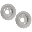 Rear Brake Disc, G-Coated, Plain Surface, Solid, 5 Lugs, 259.59 mm
