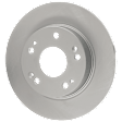 Rear Brake Disc, G-Coated, Plain Surface, Solid, 5 Lugs, 259.59 mm