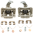 Rear Brake Caliper, 2-Wheel Set