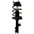 Front and Rear, Driver and Passenger Side Shock and Fully Loaded Strut, Sedan