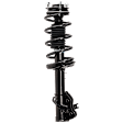 Front and Rear, Driver and Passenger Side Shock and Fully Loaded Strut, Sedan