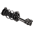 Front and Rear, Driver and Passenger Side Shock and Fully Loaded Strut, Sedan