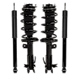 Front and Rear, Driver and Passenger Side Shock and Fully Loaded Strut, Coupe