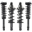 Front and Rear, Driver and Passenger Side Fully Loaded Strut