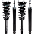 Front and Rear, Driver and Passenger Side Shock and Fully Loaded Strut