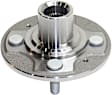 Front, Driver and Passenger Side Wheel Hub, 4 Lugs, Without Bearing