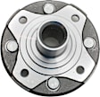 Front, Driver and Passenger Side Wheel Hub, 4 Lugs, Without Bearing, 2.2L, 4Cyl