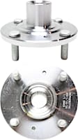 Front, Driver and Passenger Side Wheel Hub, 4 Lugs, Without Bearing, 2.3L, 4Cyl