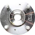 4-Wheel Set Front and Rear, Driver and Passenger Side Wheel Hubs, Front - Without Bearing; Rear - With Bearing, Non-ABS, With Rear Drum Brake