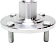 4-Wheel Set Front and Rear, Driver and Passenger Side Wheel Hubs, Front - Without Bearing; Rear - With Bearing, With Rear Disc Brake