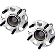 Rear, Driver and Passenger Side Wheel Hub, 5 Lugs, With Bearing