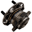 Rear, Driver and Passenger Side Wheel Hub, 5 Lugs, With Bearing