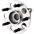 Rear, Driver and Passenger Side Wheel Hub, 5 Lugs, With Bearing