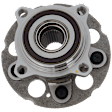 Rear, Driver and Passenger Side Wheel Hub, 5 Lugs, With Bearing