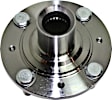 1997 Honda Civic - Front, Driver and Passenger Side Wheel Hub, Non-ABS, FWD, 4 Lugs, Without Bearing