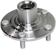 Front, Driver and Passenger Side Wheel Hub, 5 Lugs, Without Bearing
