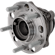 4-Wheel Set Front and Rear, Driver and Passenger Side Wheel Hubs, With Bearing, With Sensor, RWD
