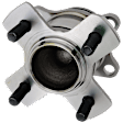 Front, Driver and Passenger Side Wheel Hub, 4 Lugs, With Bearing, 1.5L, 4Cyl