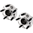 Rear, Driver and Passenger Side Wheel Hub, 5 Lugs, With Bearing, FWD, 3.5L, 6Cyl