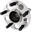 Rear, Driver and Passenger Side Wheel Hub, 5 Lugs, With Bearing, FWD, 3.5L, 6Cyl