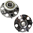 Rear, Driver and Passenger Side Wheel Hub, 5 Lugs, With Bearing