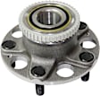 Rear, Driver and Passenger Side Wheel Hub, 5 Lugs, With Bearing