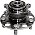 Rear, Driver and Passenger Side Wheel Hub, 5 Lugs, With Bearing, 1.8L, 4Cyl