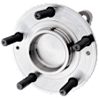 2-Wheel Set Rear, Driver and Passenger Side Wheel Hubs, With Bearing, With Sensor, 5 x 4.5 in. Bolt Pattern, FWD