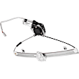 Front and Rear, Passenger Side Window Regulators, Power, 4-Door, Sedan, Canada or USA Built Vehicle