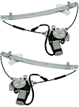 2000 Hyundai Elantra - Front, Driver and Passenger Side Power Window Regulator, With Motor