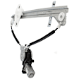 Front, Driver and Passenger Side Window Regulators Power, with Motor