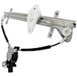 Front, Driver and Passenger Side Window Regulators Power, with Motor