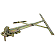 Front, Driver and Passenger Side Window Regulators Manual, Hand-Crank Type, 2-Door, Coupe