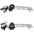 2006 Honda Civic - Coupe Front, Driver and Passenger Side Power Window Regulator, With Motor, 2-Door