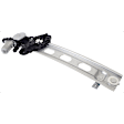 2006 Honda Civic - Coupe Front, Driver and Passenger Side Power Window Regulator, With Motor, 2-Door