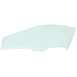 Front, Driver and Passenger Side Door Glasses, Green Tint, 2-Door, Coupe, Replaces NAGS No. FD22688 GTYN, FD22689 GTYN