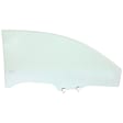 Front, Driver and Passenger Side Door Glasses, Green Tint, 2-Door, Coupe, Replaces NAGS No. FD22688 GTYN, FD22689 GTYN