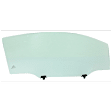 Coupe Front, Driver and Passenger Side Door Glass, Green Tint, FD25105 GTYN, FD25106 GTYN