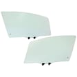2015 Honda Fit - Front, Driver and Passenger Side Door Glass, Mexico Built Vehicle, Green Tint, FD26262 GTYN, FD26263 GTYN