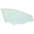 Front, Driver and Passenger Side Door Glasses, Green Tint, Korea Built Vehicle, Replaces NAGS No. FD24997 GTNN, FD24998 GTNN