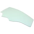 Front, Driver and Passenger Side Door Glasses, Green Tint, Korea Built Vehicle, Replaces NAGS No. FD24997 GTNN, FD24998 GTNN